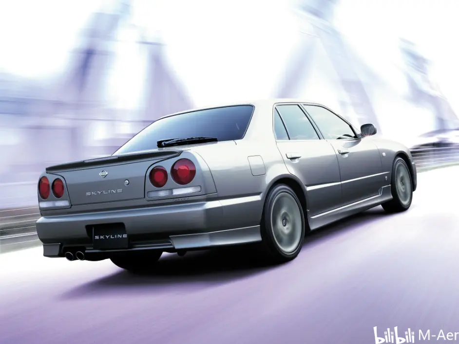 中古车型系列63 日产skyline R34 哔哩哔哩