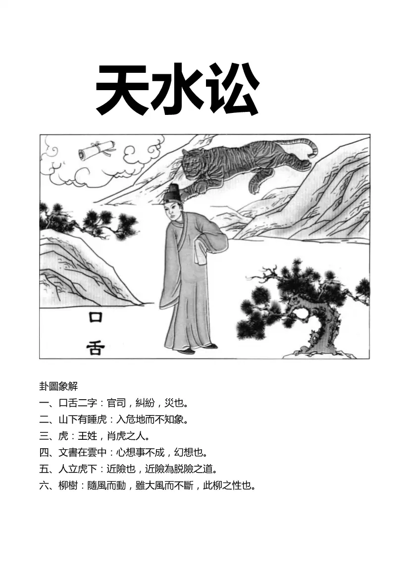 倪海厦 【易经64卦】占卜 专用卦象图上