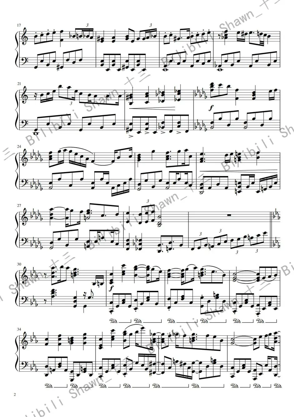 自制五线谱 Alice A La Mode 哔哩哔哩