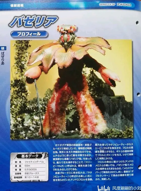 安杜鲁美洛斯怪兽敌役图鉴大全