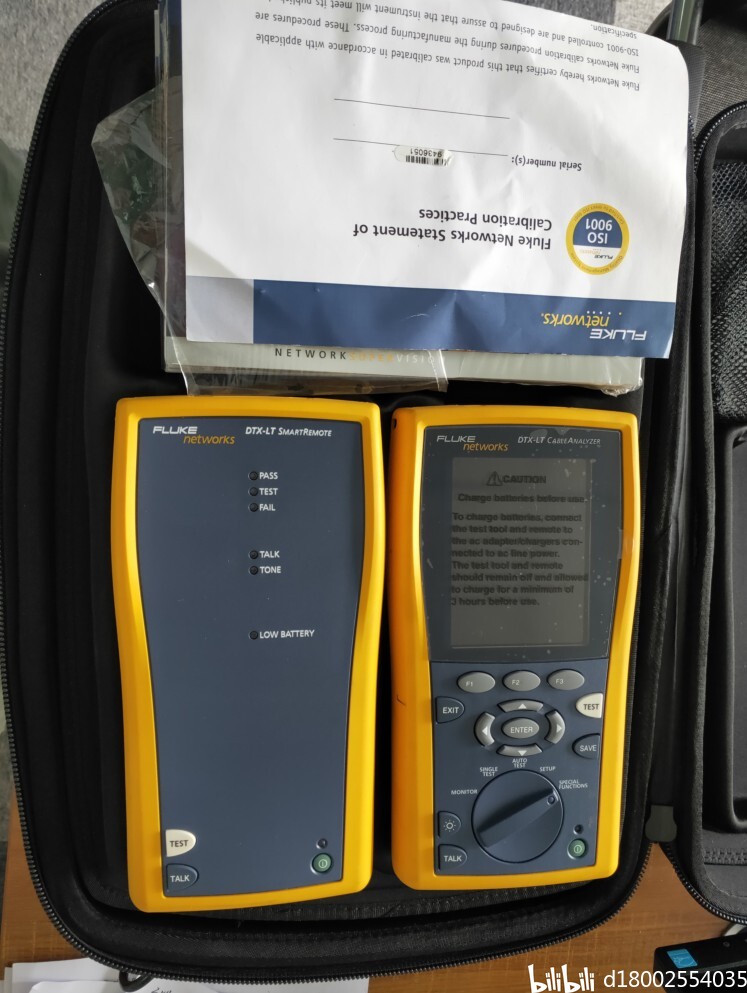 FLUKE福禄克DTX1800电缆认证测试仪 哔哩哔哩