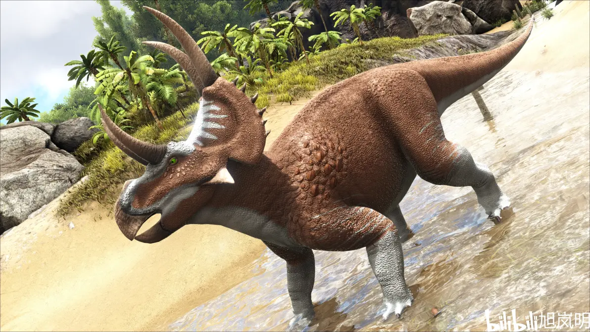 方舟模组生物介绍恶魔角龙asa移植完成