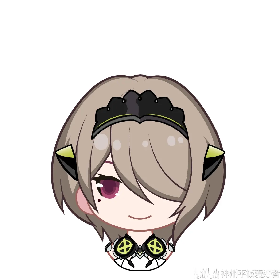 同人二次创作·丽塔·猎袭装影铁/海盐冰沙·q版头像