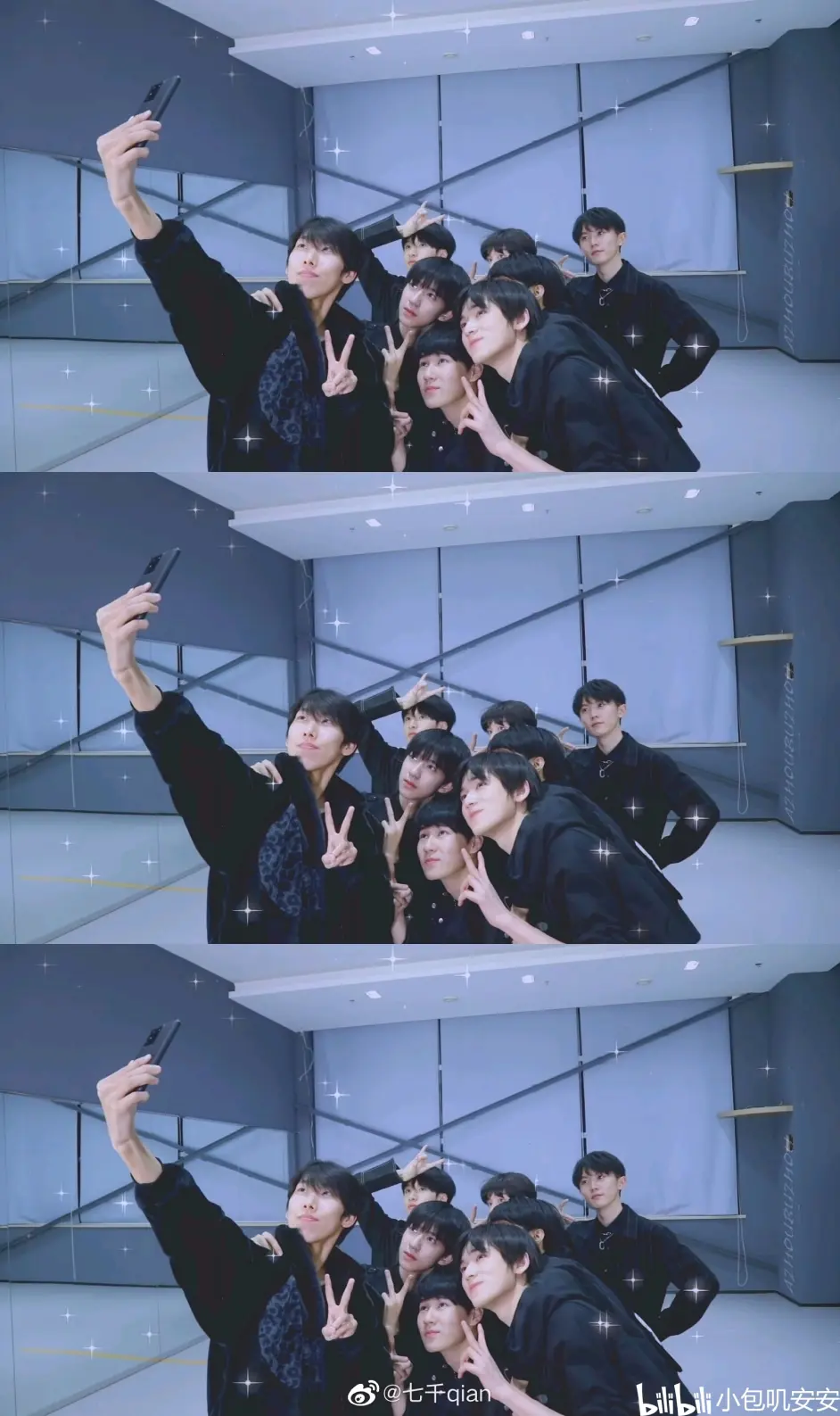 时代少年团 马嘉祺丁程鑫宋亚轩刘耀文张真源严浩翔贺峻霖 一周年快乐 哔哩哔哩