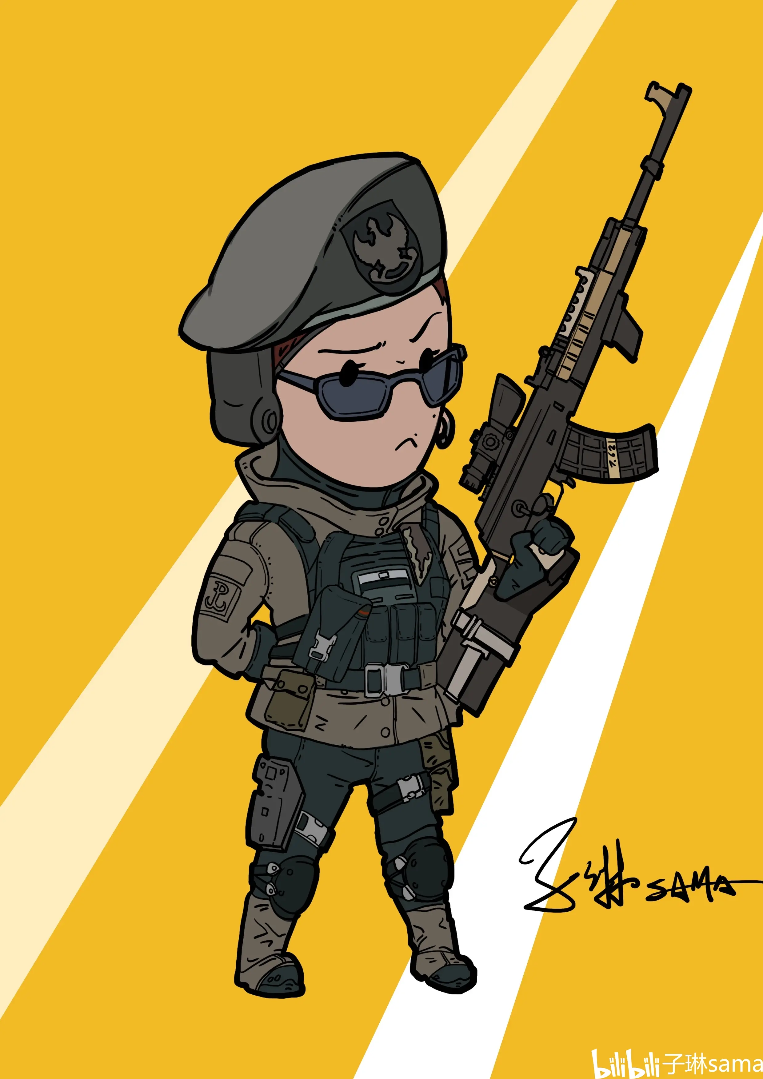 彩虹六号同人图|个人屑作:)