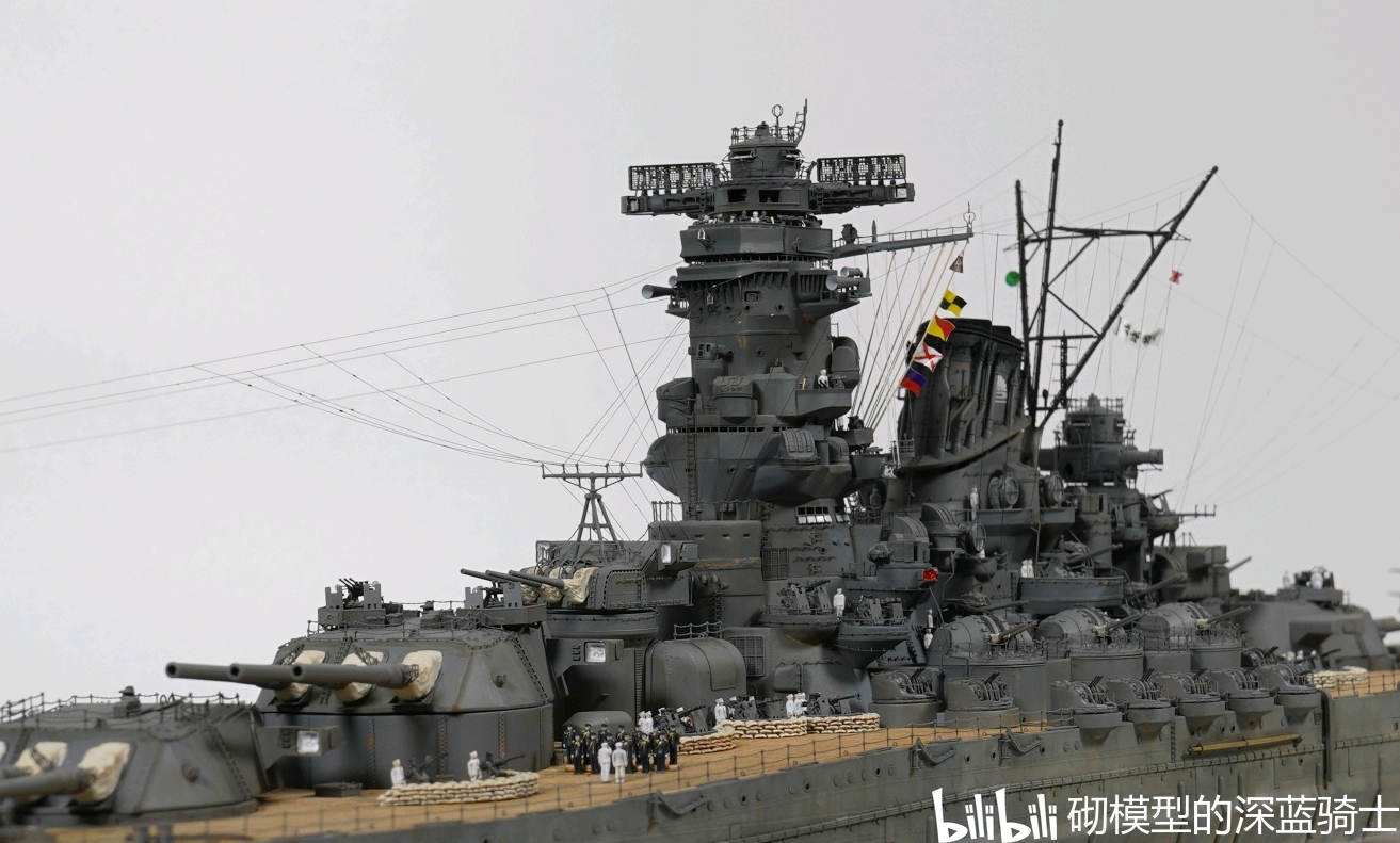 1350大和號戰列艦比例模型製作完成