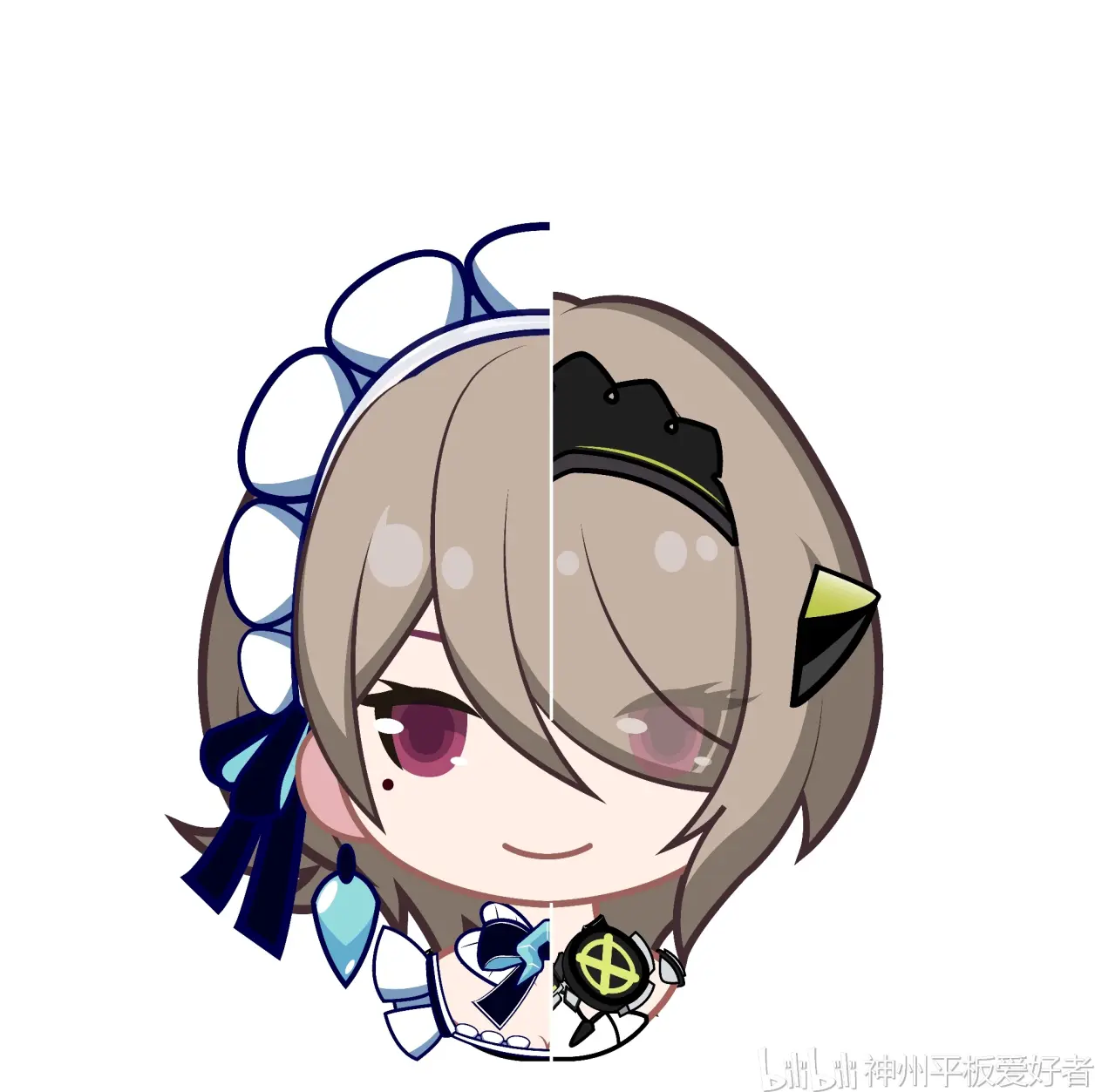 同人二次创作·丽塔·猎袭装影铁/海盐冰沙·q版头像