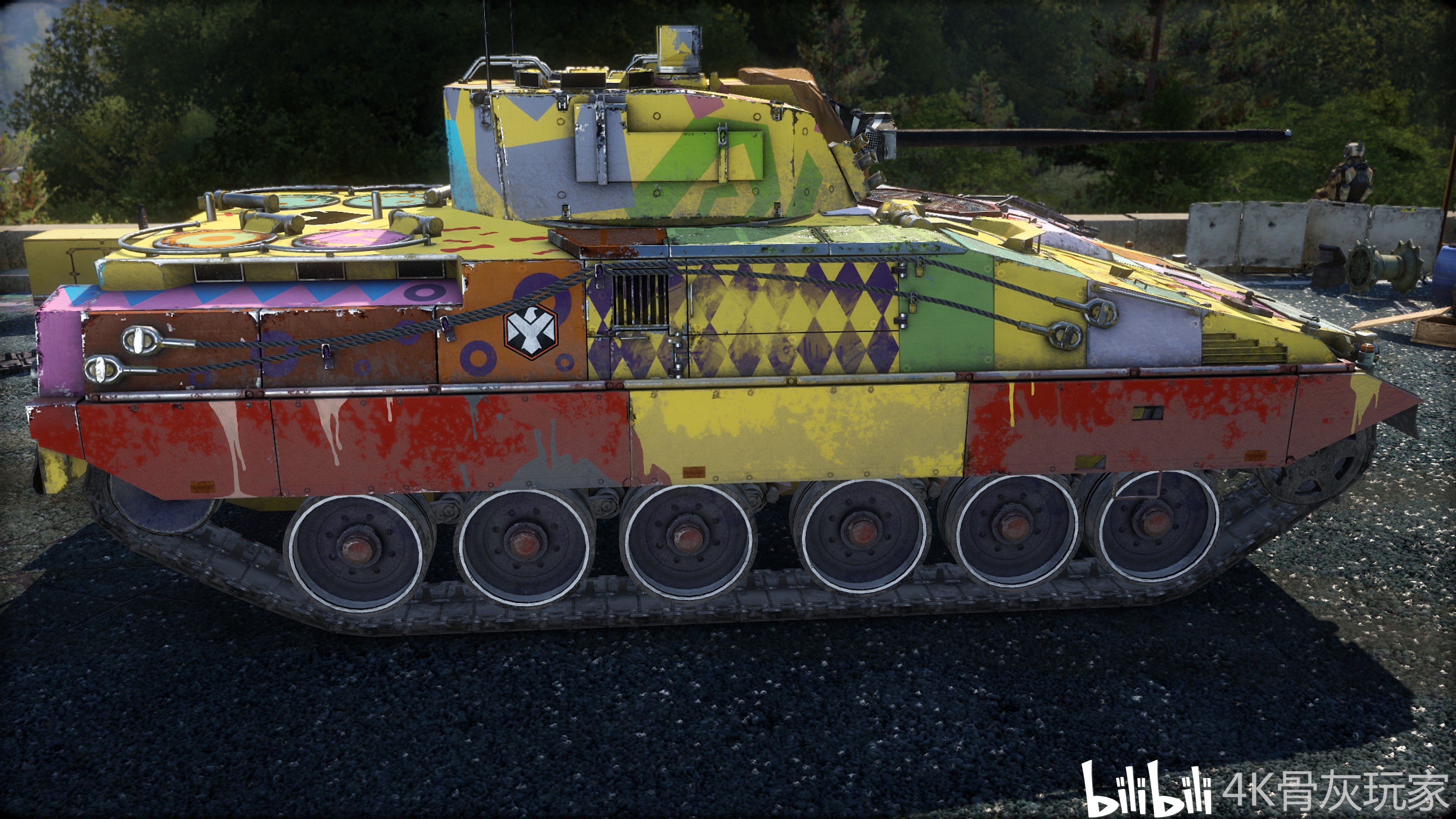 德意志marder 2貂鼠超重型步兵战车"蓝星勋章 11杀"