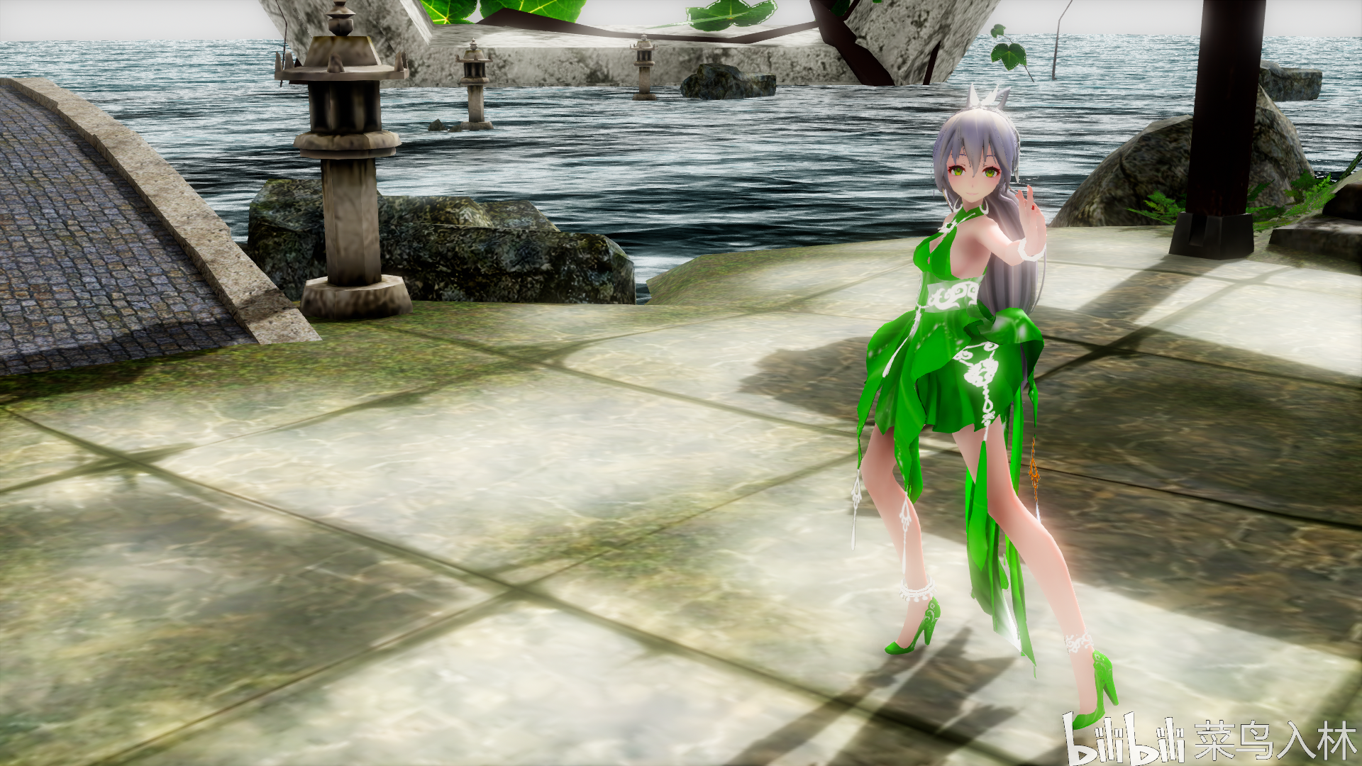 【洛天依】绿色小清新,治愈系养眼壁纸,盛世惊鸿洛天依【配图】