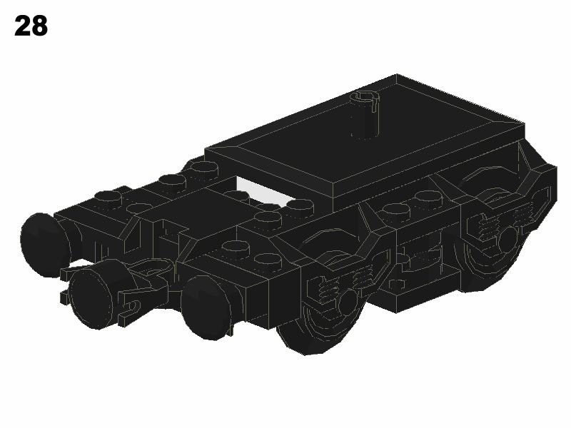 乐高火车 lego 10183 制作图纸 -vol.1