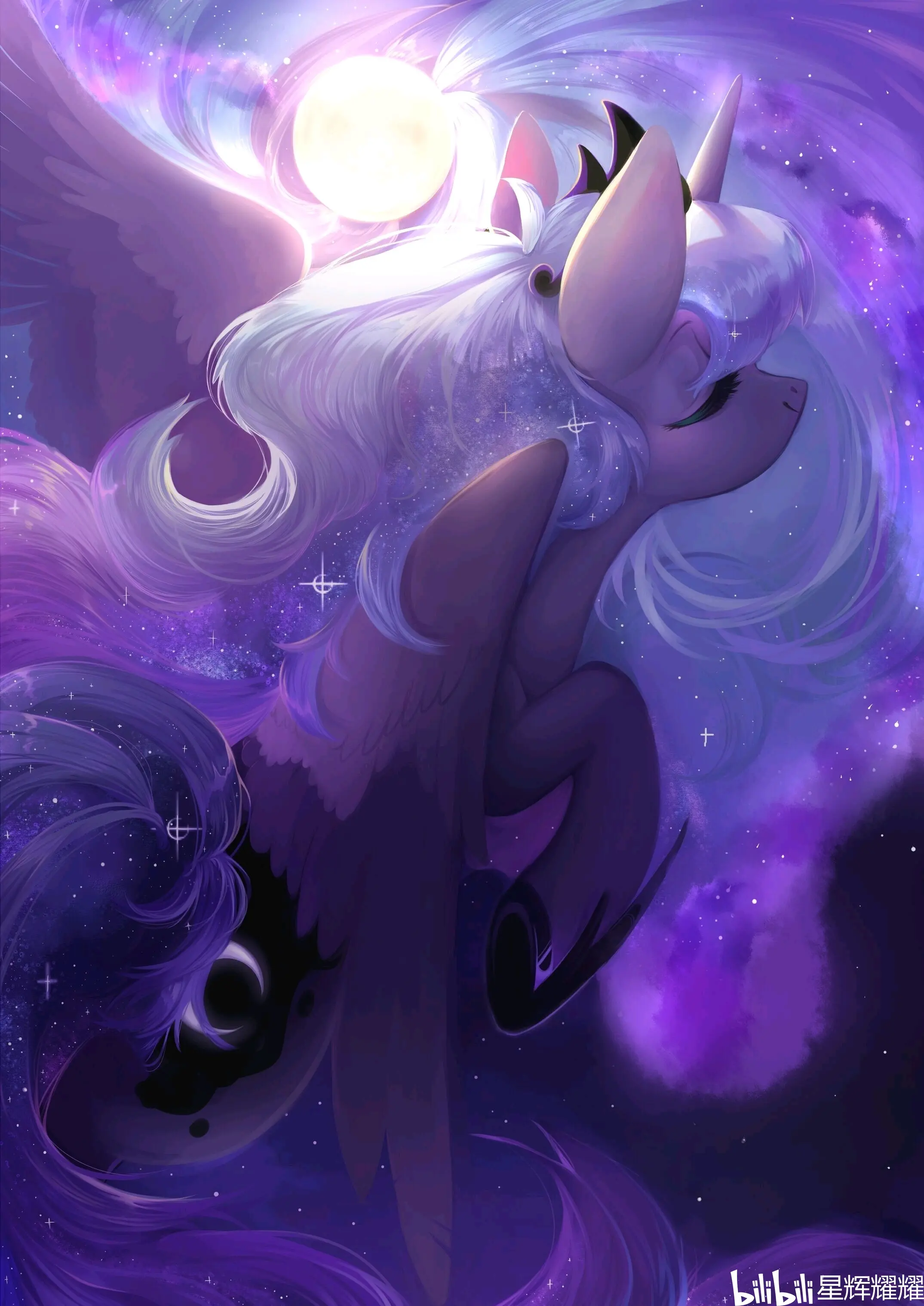 [mlp]美图(3)露娜专辑 - 哔哩哔哩