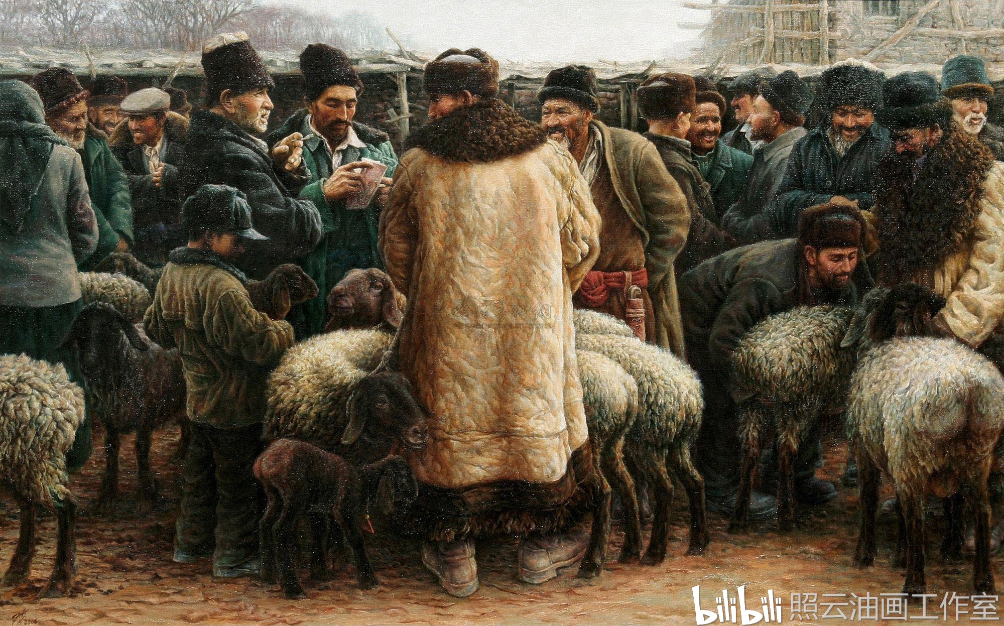 知名画家画新疆新疆题材油画作品欣赏之四