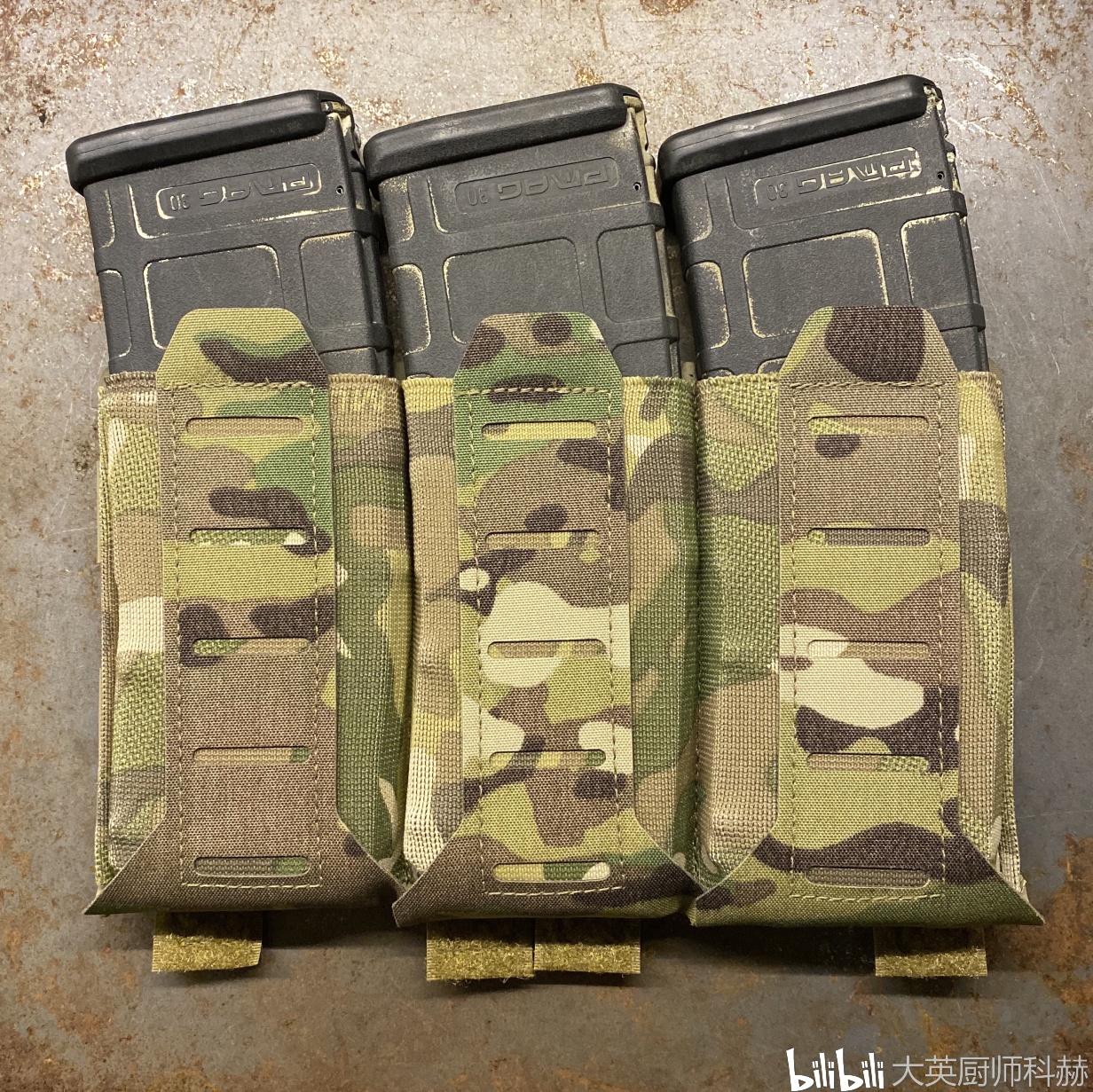 blue force gear三联可挂载快拔m4弹匣包评测