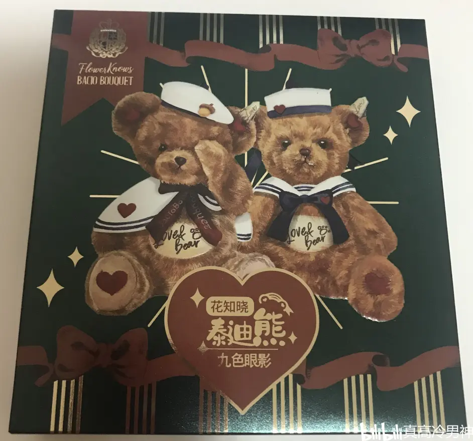花知晓泰迪熊系列焦糖抹茶盘试色 哔哩哔哩