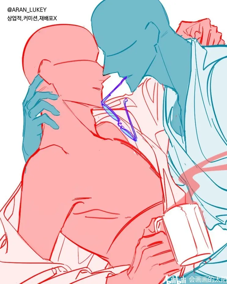 gay里gay气的双人互动姿势参考,本子必备,赶紧码住