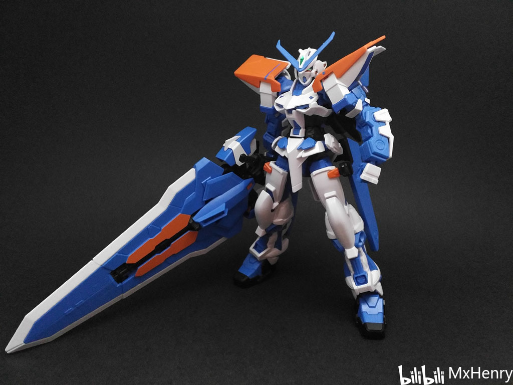 【模玩分享】万代hgseed mbf-p03 异端高达蓝色机二型l