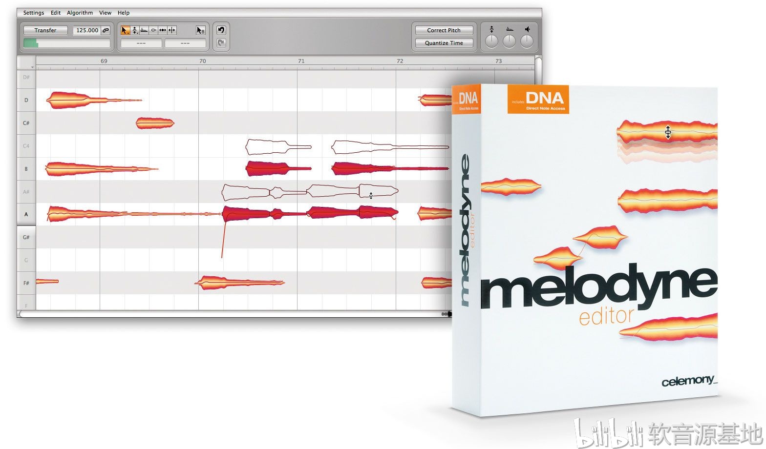 00025 Celemony Melodyne Studio v4 VST Win MacOSX 音高修正效果器插件 哔哩哔哩