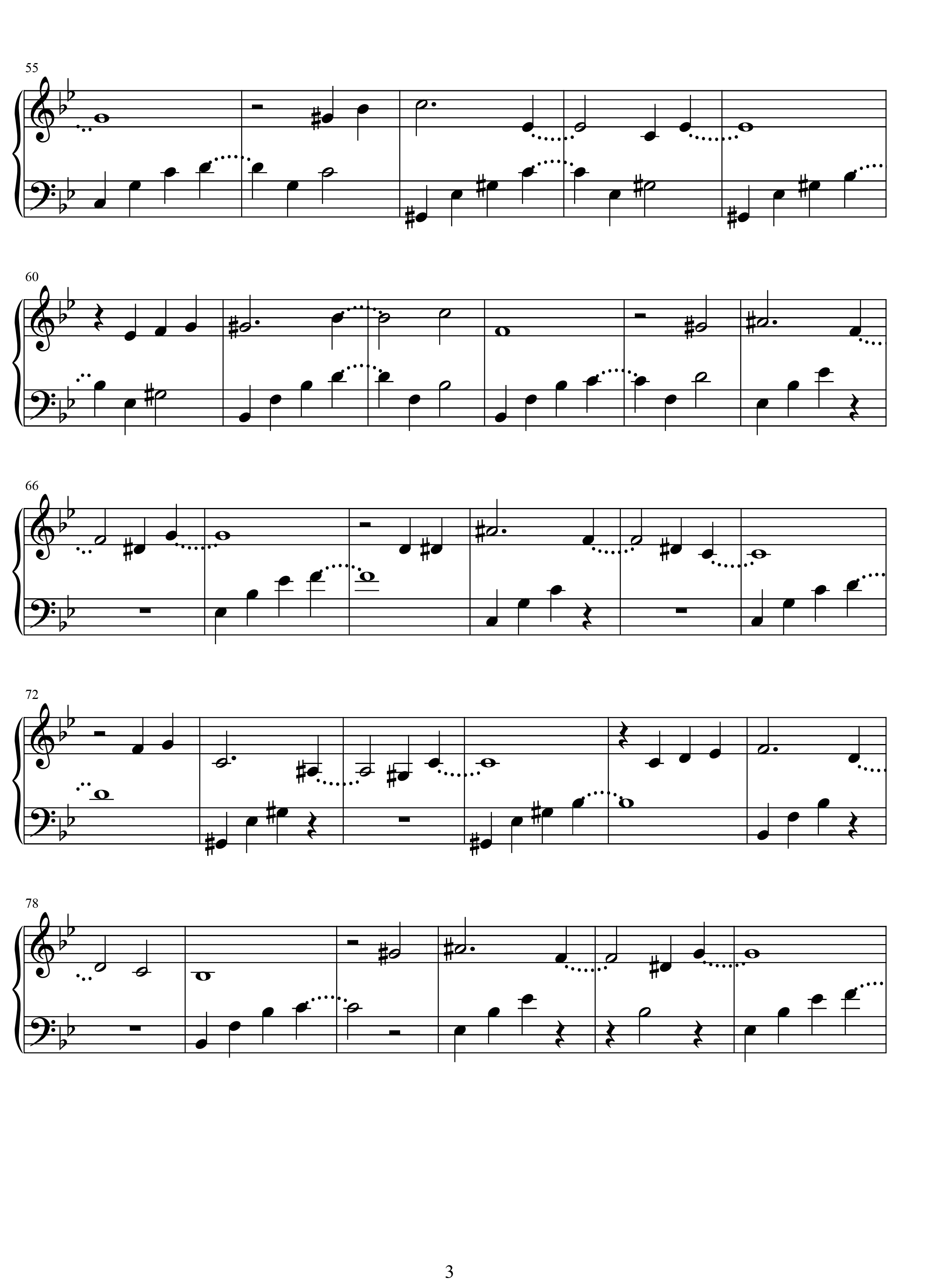 snow before spring - 羽肿 钢琴谱