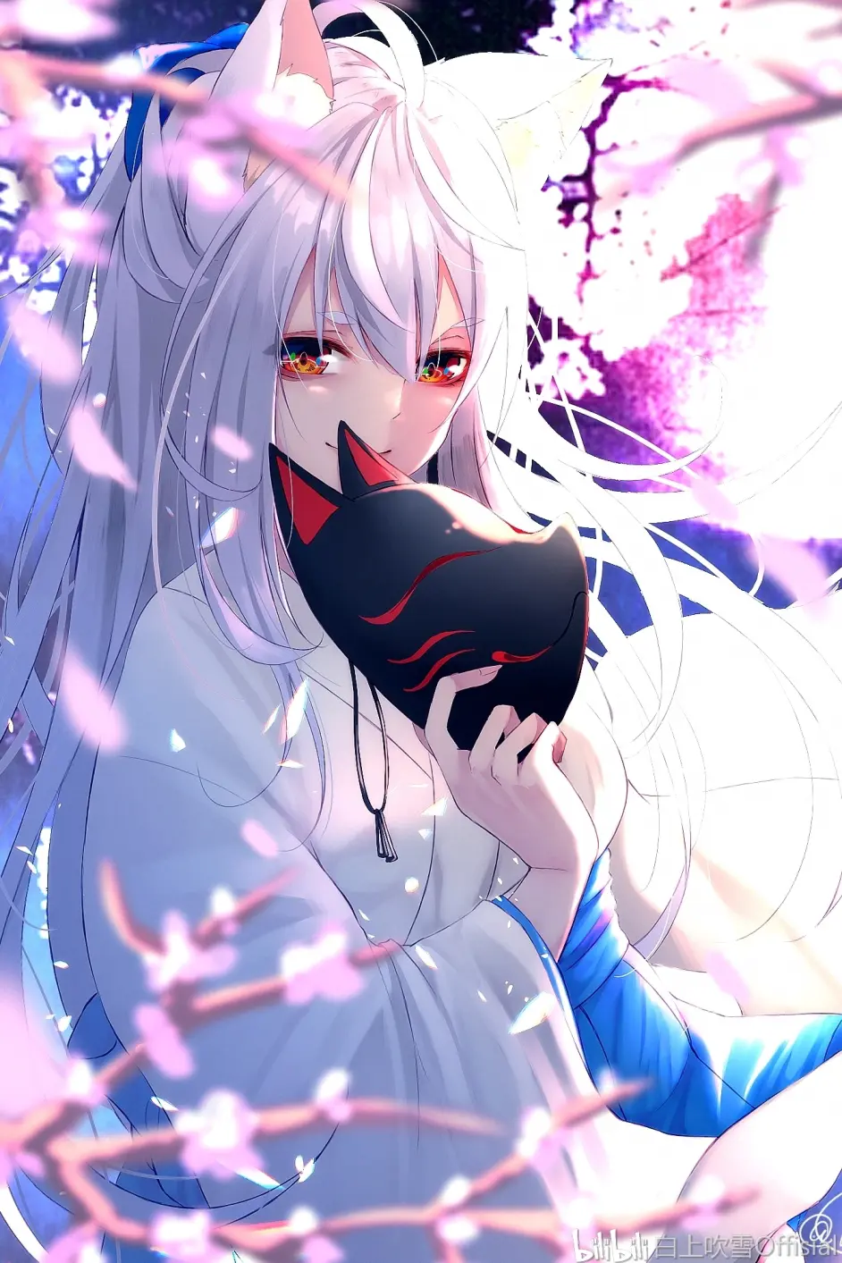 动漫美图 狐面篇 第十四期 哔哩哔哩