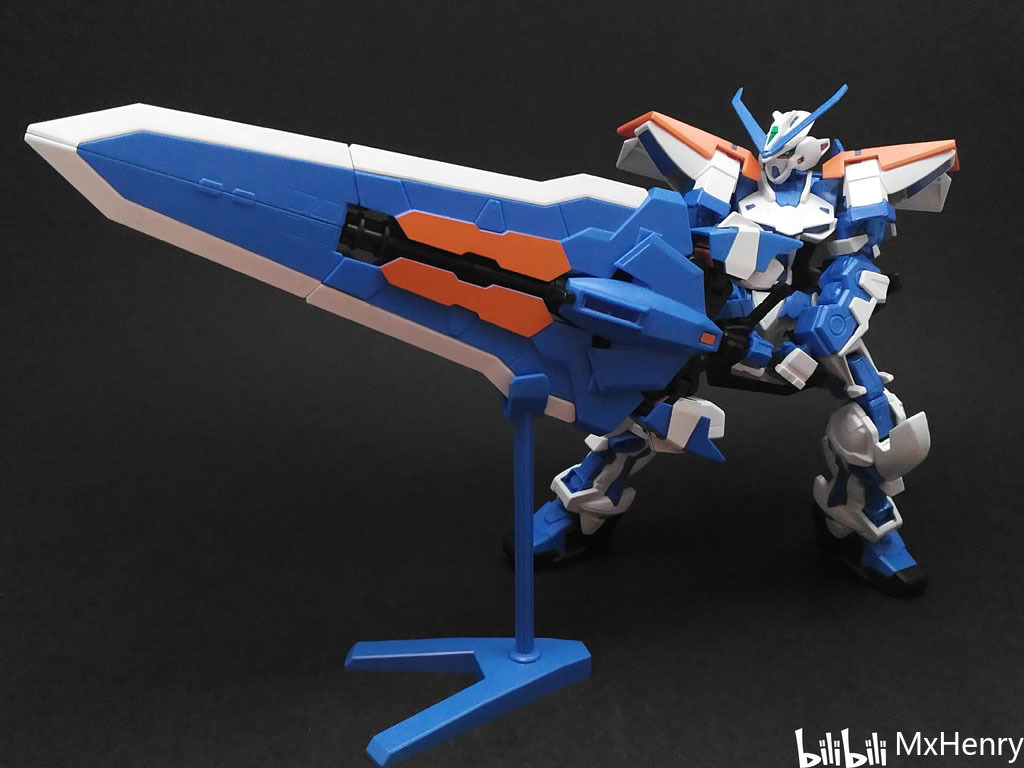【模玩分享】万代hgseed mbf-p03 异端高达蓝色机二型l