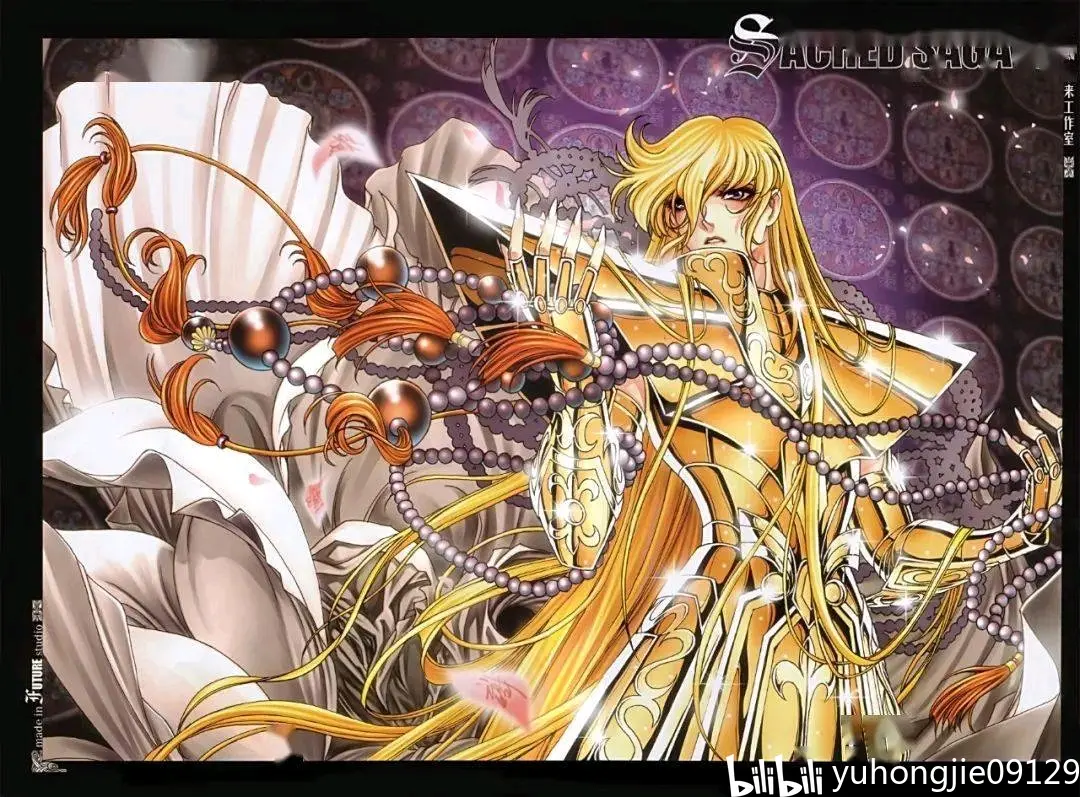 穆逢春的圣斗士插画令人感受到强悍的力量!