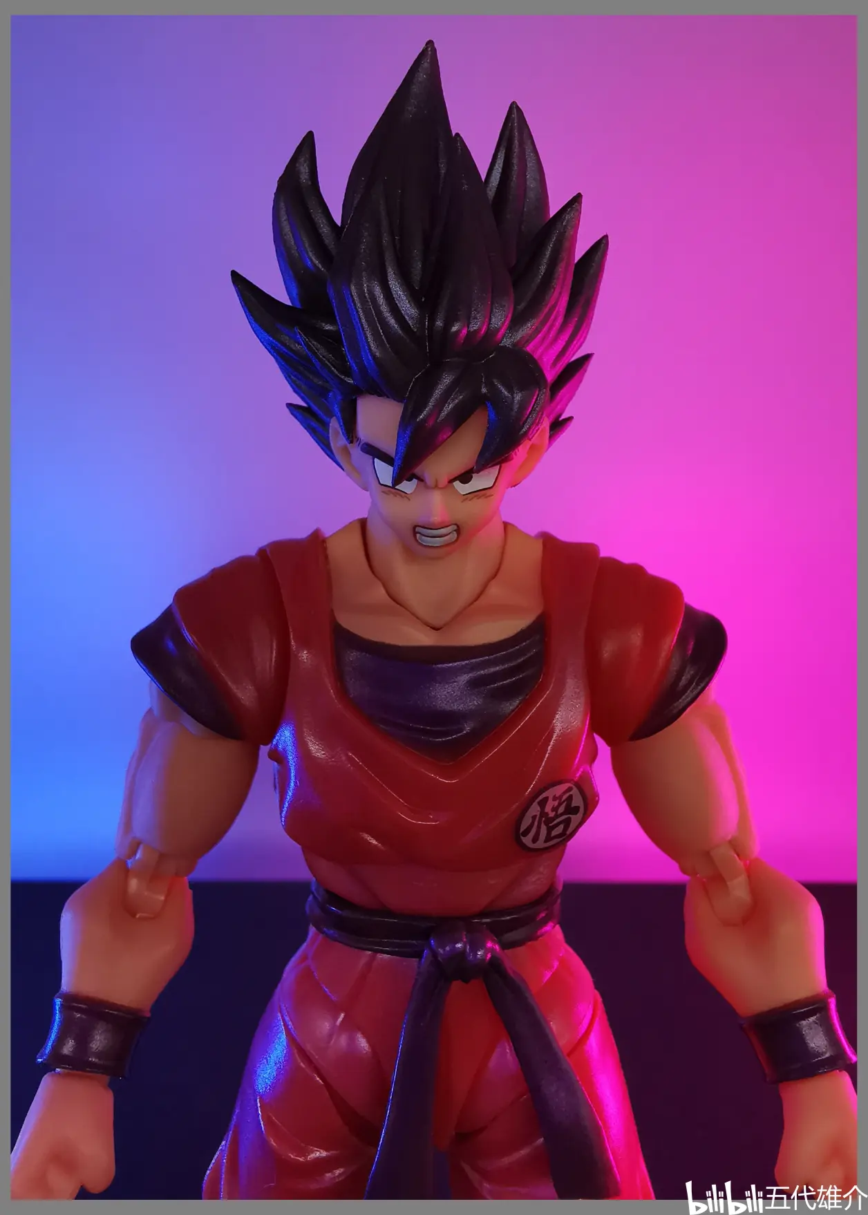 万代shf龙珠z黑发孙悟空界王拳ver2.0【jj评测】-003p