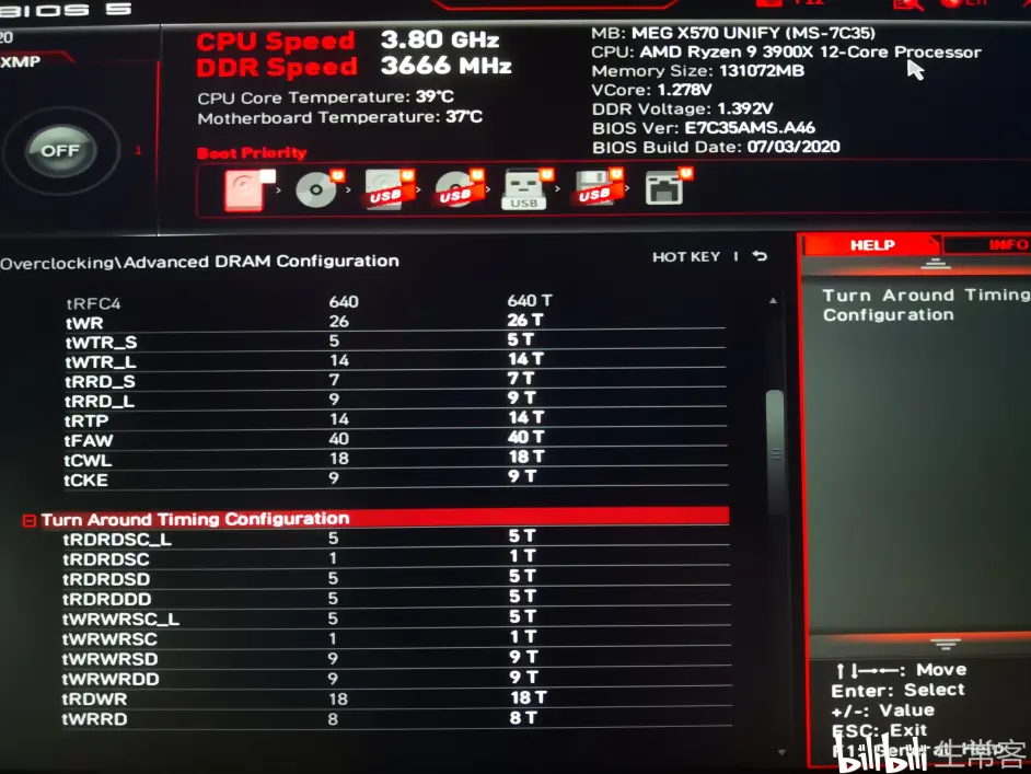 128gb 32g 4 阿斯加特真香条超频3800mhz的深度解析 颗粒为d9xpf 时序18 25 25 58 哔哩哔哩