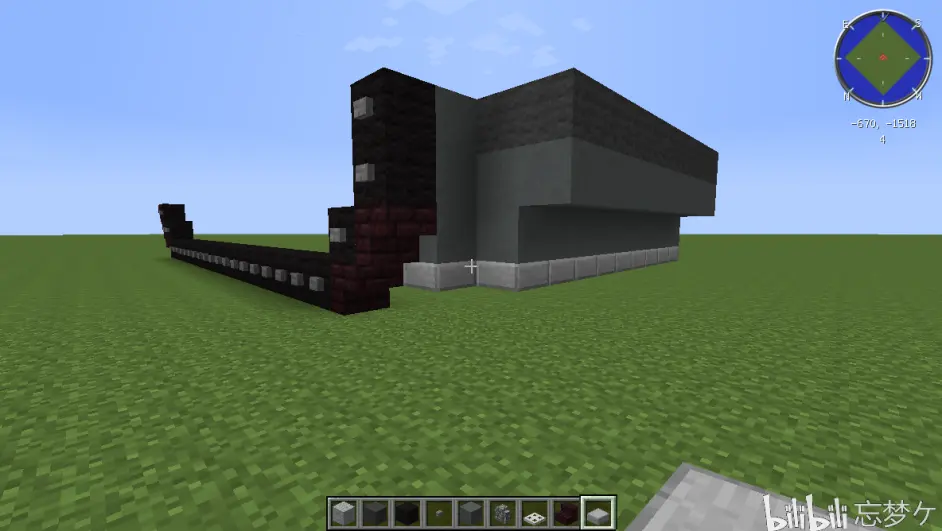 Minecraft 建筑向 建筑教程 易学 哔哩哔哩