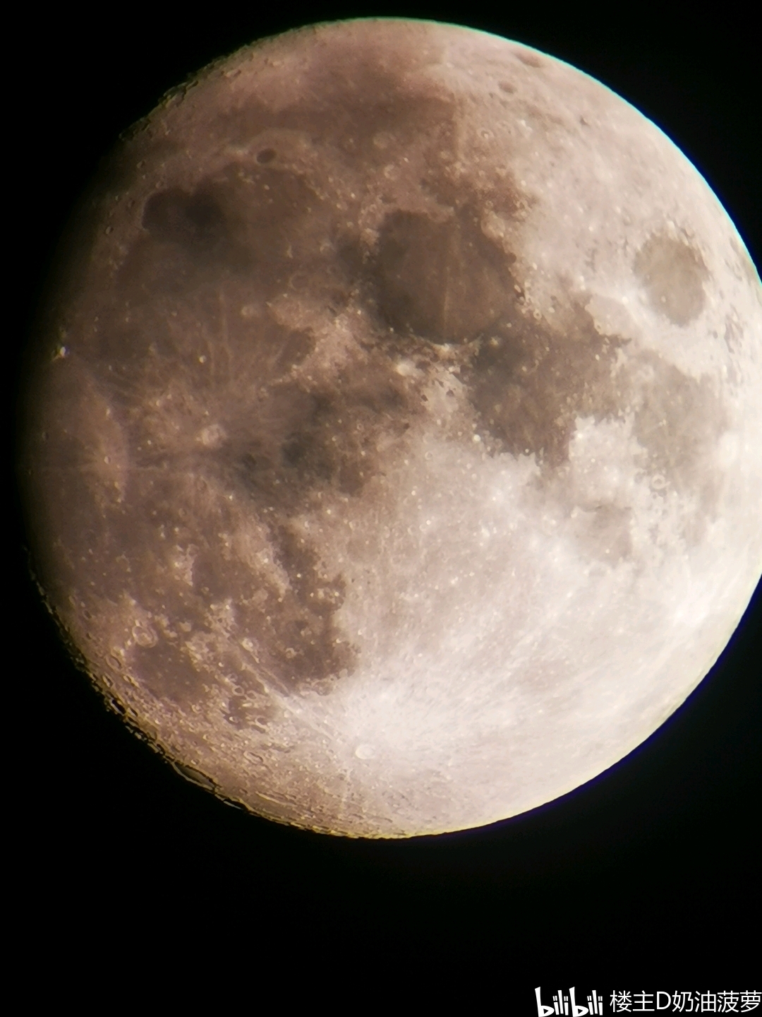 月亮真实 实拍图片