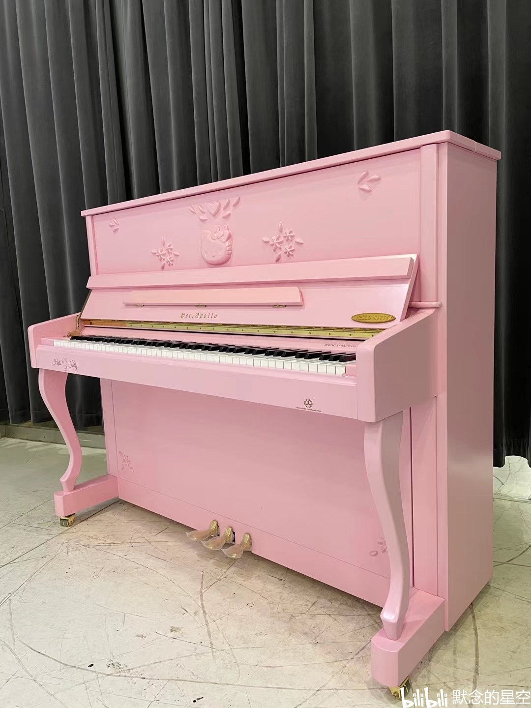 apollo 阿波罗钢琴】型号:hak123 粉色确实好看,萌萌哒 #钢琴# #纯