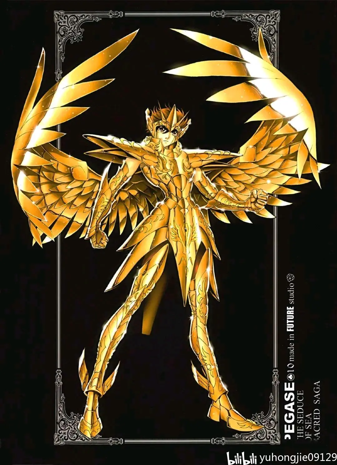 穆逢春的圣斗士插画令人感受到强悍的力量!