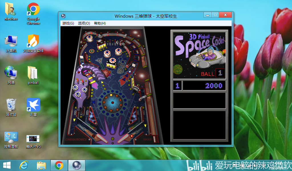 如何手动提取Windows XP的三维弹球（Pinball） 哔哩哔哩