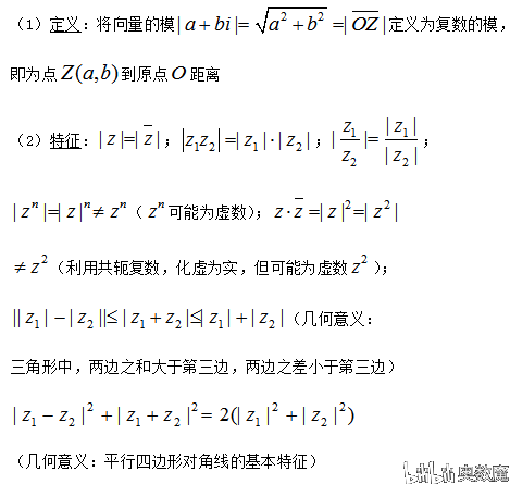 复数核心61共轭与模