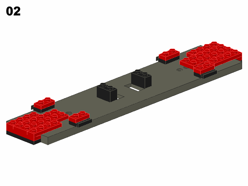 乐高火车 lego 10183 制作图纸 -vol.1