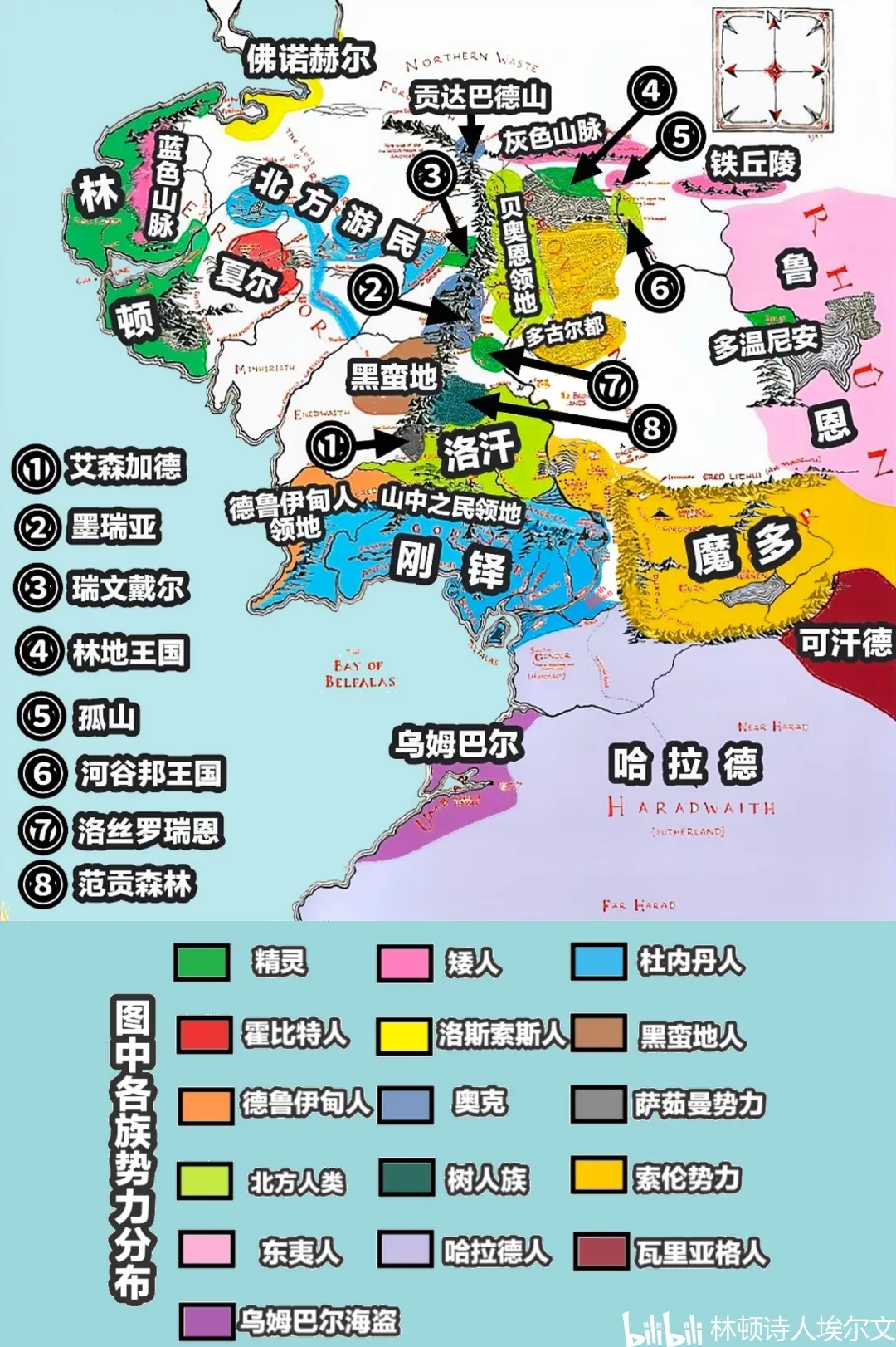 《指环王》系列电影入门必看:浅谈中土世界第三纪元各方势力的设定