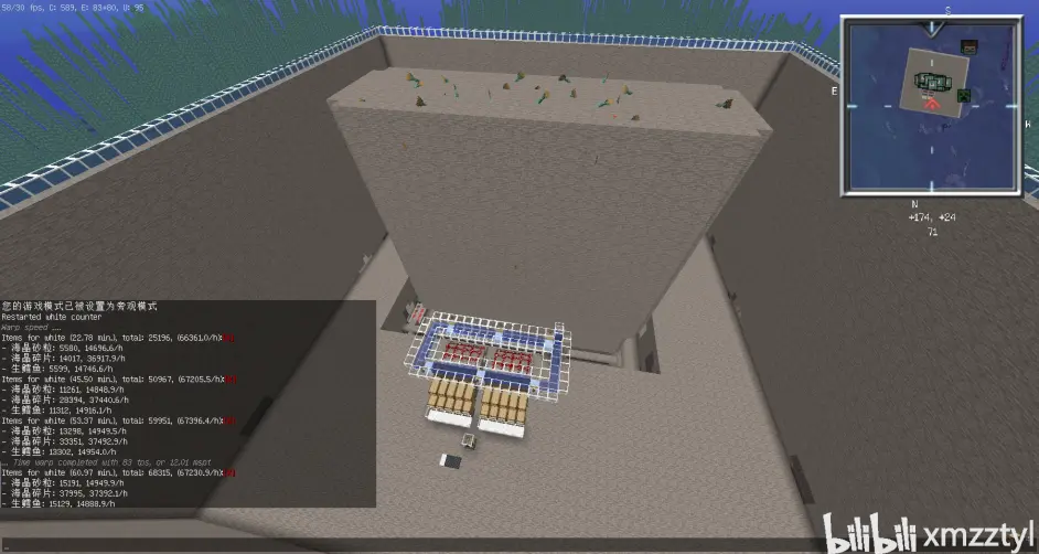 Minecraft 只清空海底神殿就有6 6万产量的守卫者农场 1 14专用 哔哩哔哩