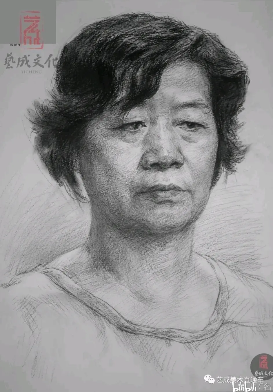 麻田弁自 パンジー素描