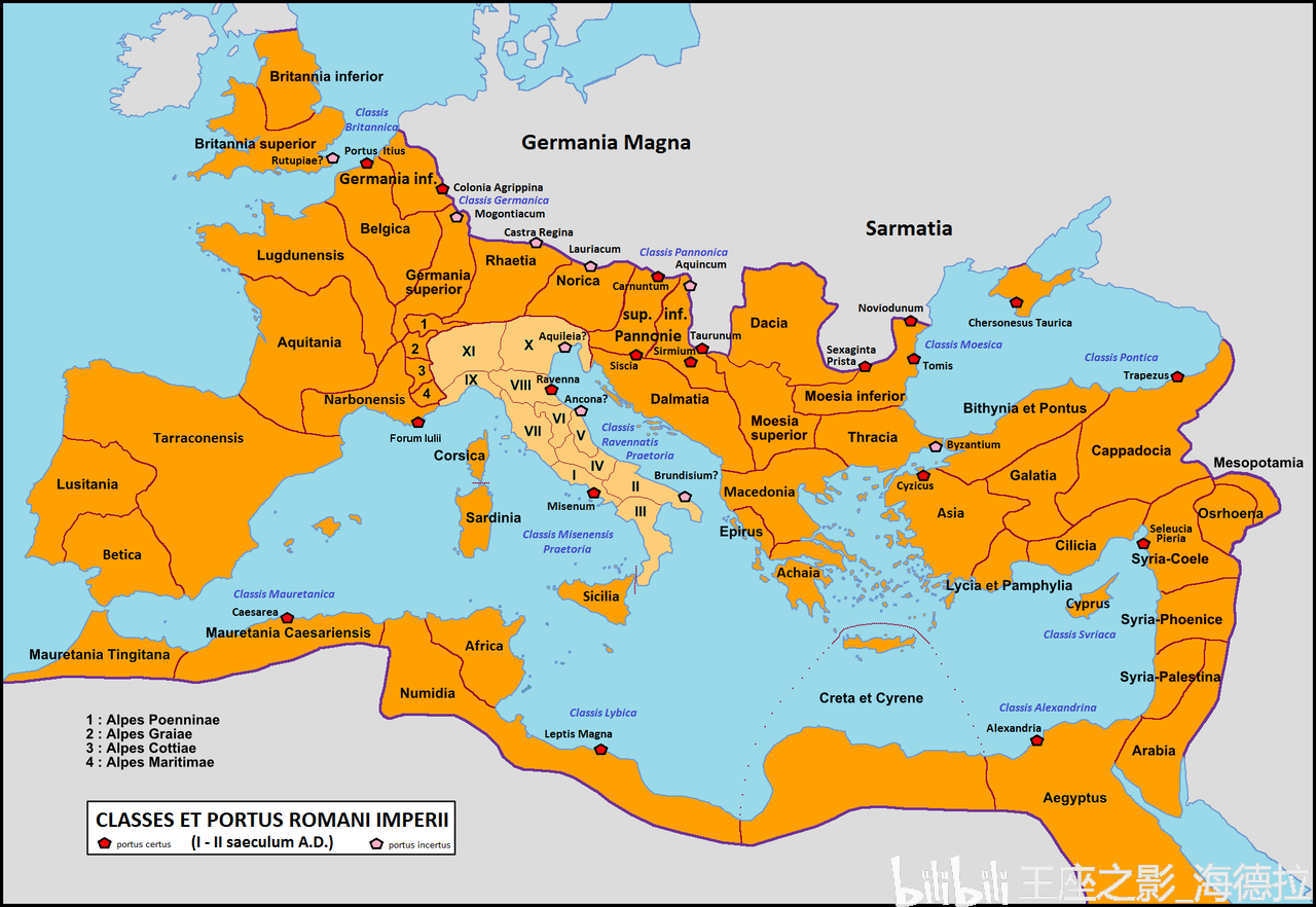 罗马帝国的版图变化图片