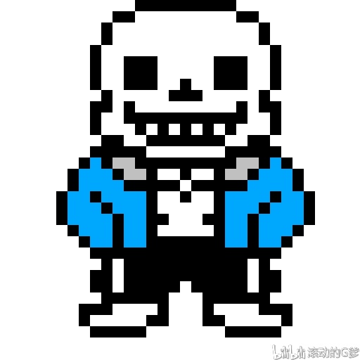 画一个像素sans~