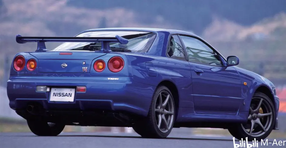 中古车型系列63 日产skyline R34 哔哩哔哩