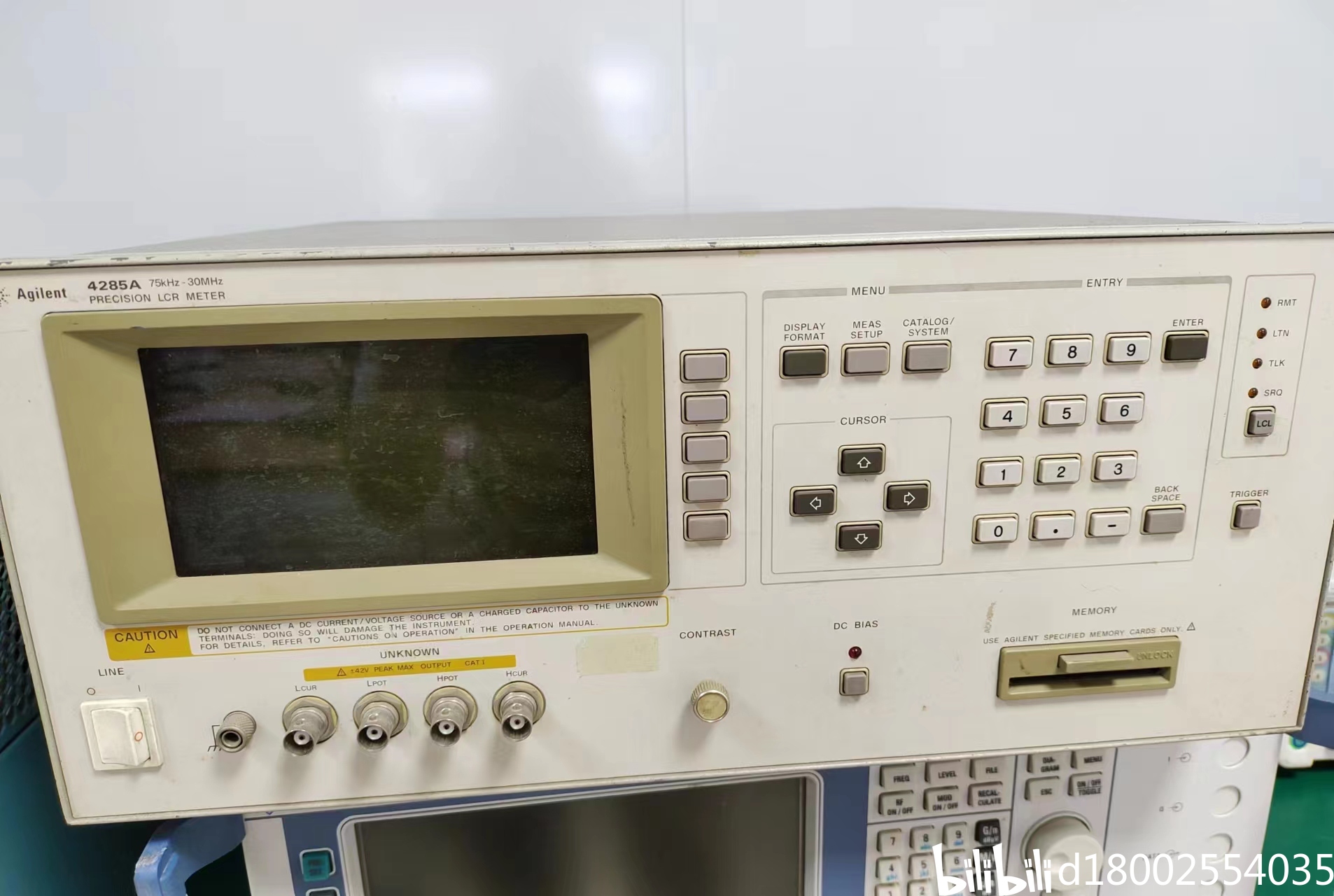 安捷伦Agilent 4285A LCR数字电桥测试仪 哔哩哔哩