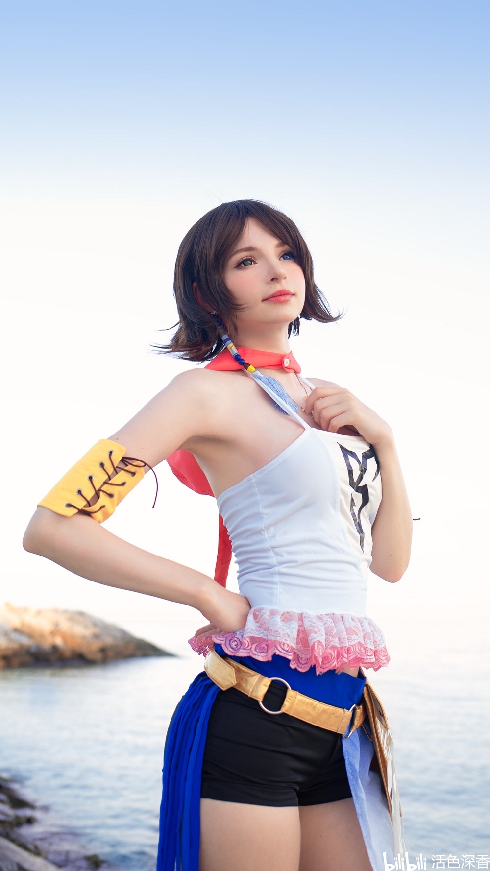 Cosplay Peachmilky Yuna 最终幻想x2 哔哩哔哩