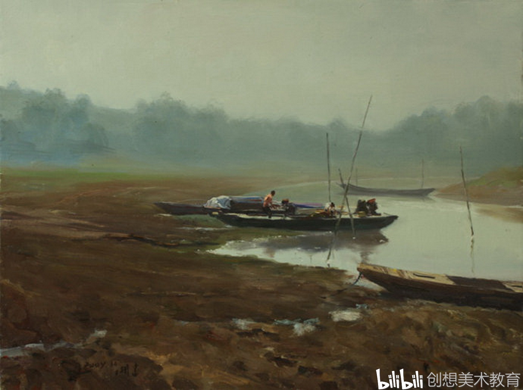 曲湘建老师油画风景作品欣赏