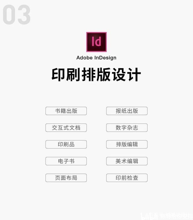 id:(indesign)专业排版领域设计软件,书籍,报纸,电子杂志