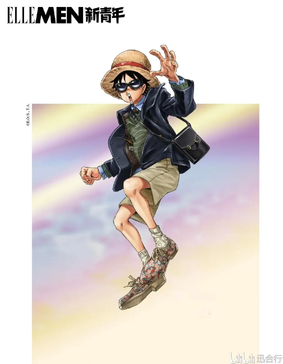 海贼王》Gucci梦幻联动！路飞索隆时髦值爆表- 哔哩哔哩
