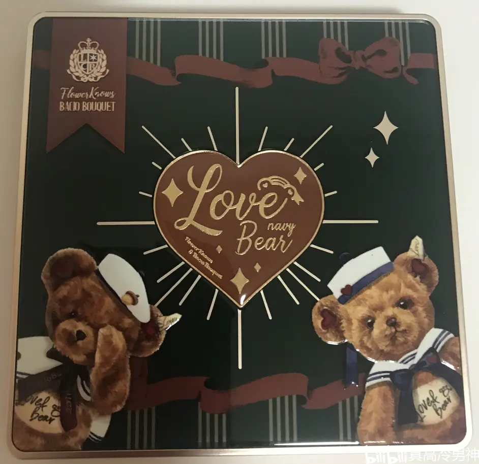 花知晓泰迪熊系列焦糖抹茶盘试色 哔哩哔哩