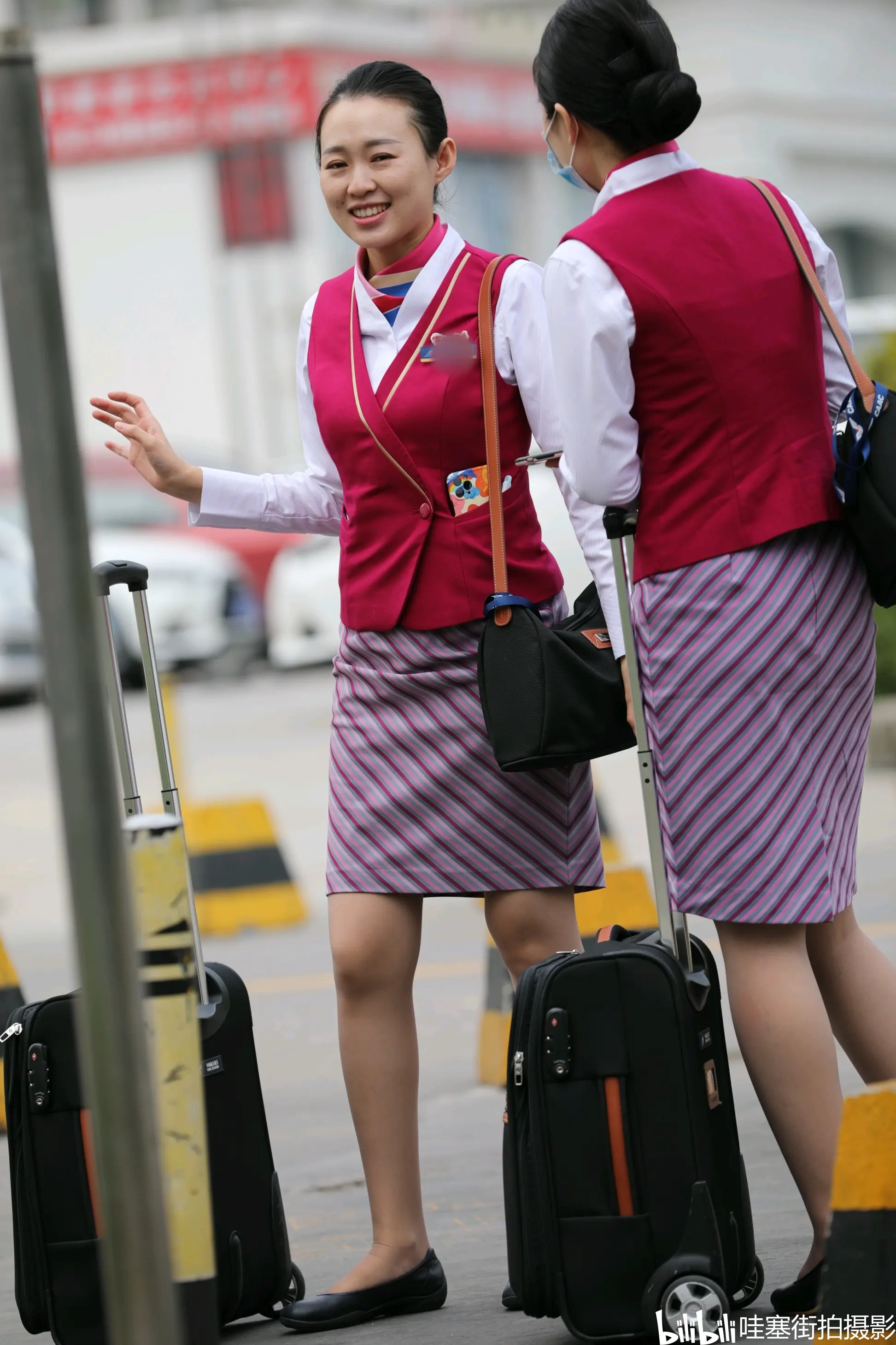 现代女神空姐图片