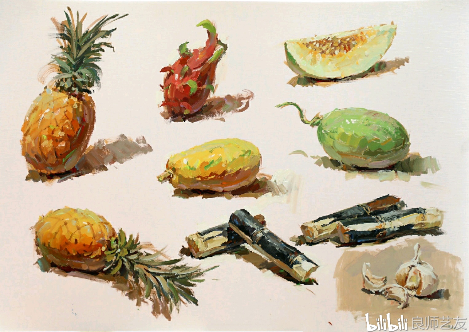 色彩静物单体塑造大全,美术生果断收藏