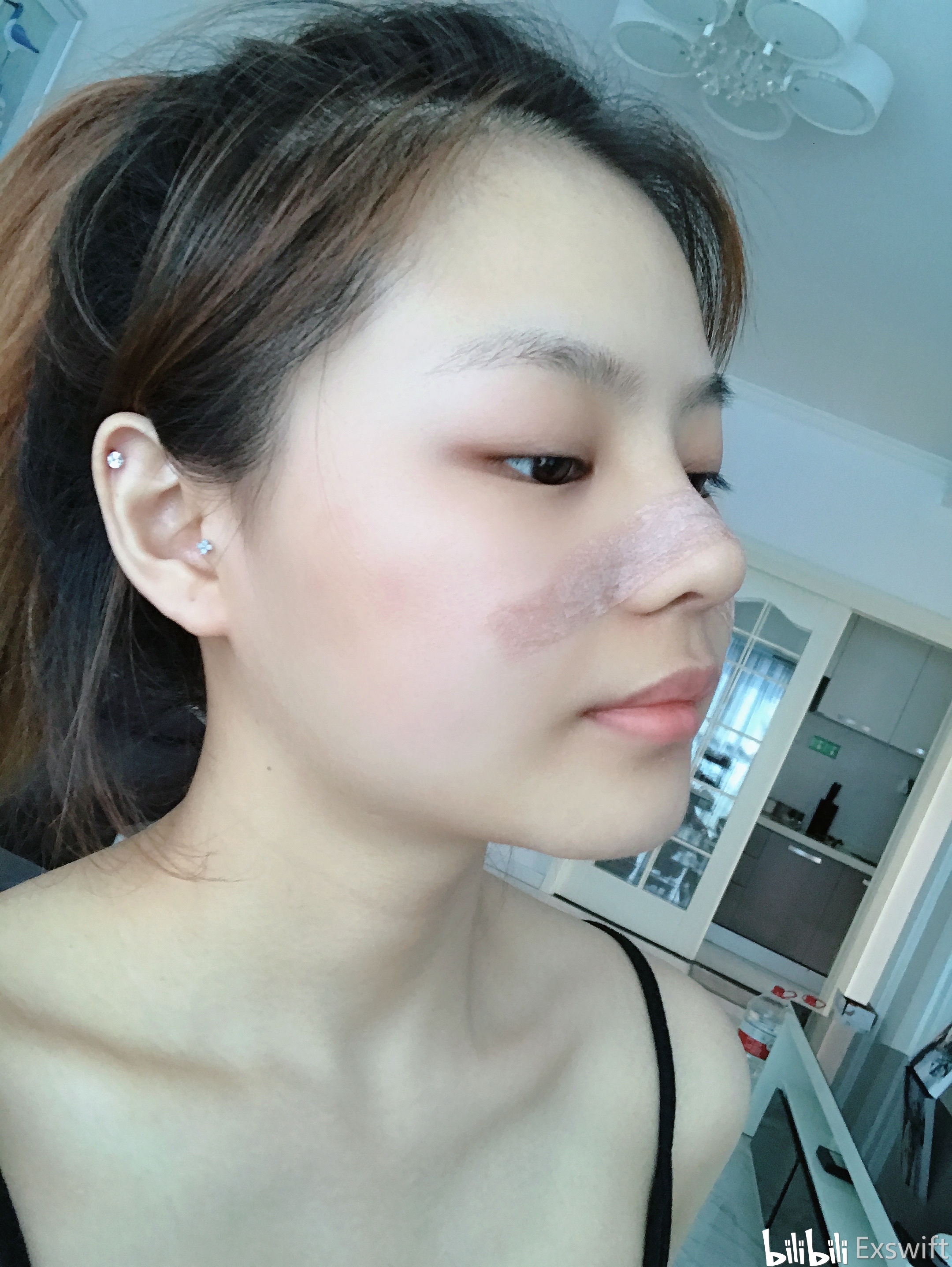 以前从来不敢拍侧面