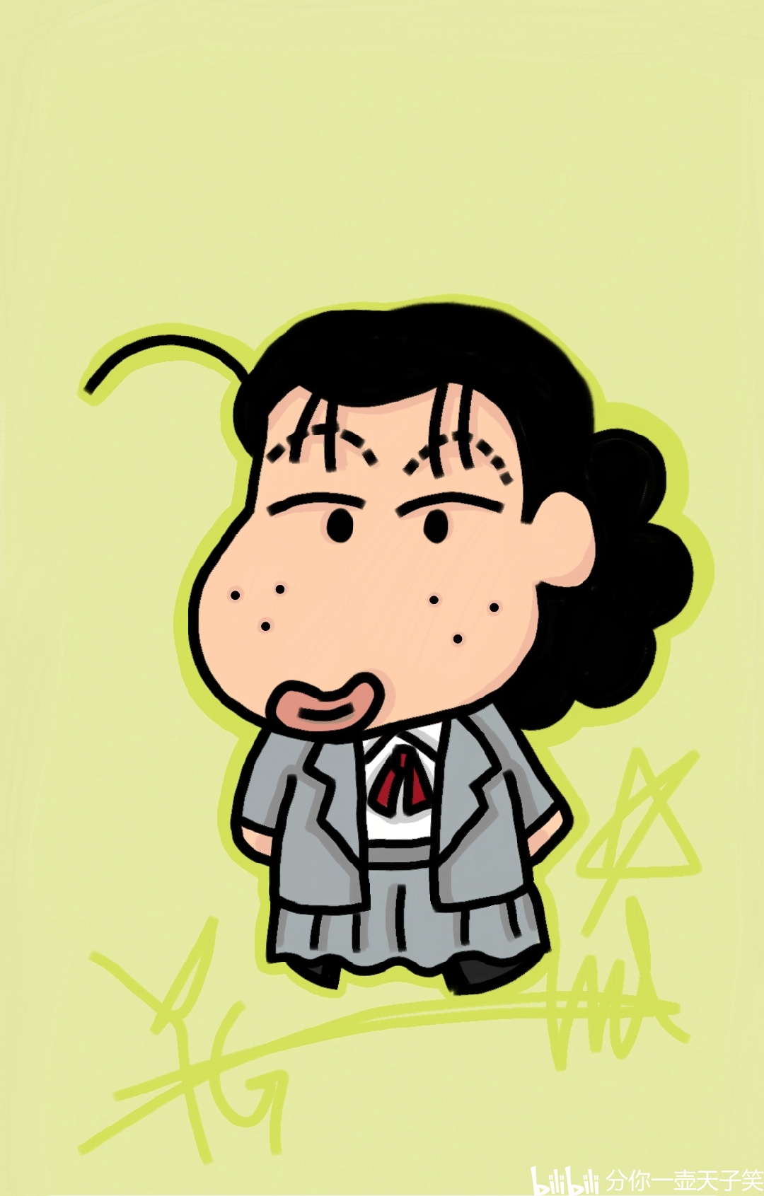 【第五期】蜡笔小新·琦玉红蝎队/手指绘(5p)